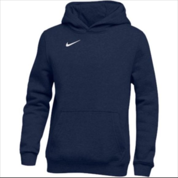 Nike Other - NWT Nike Mens Fleece Pullover Hoodie Navy Blue Size Large